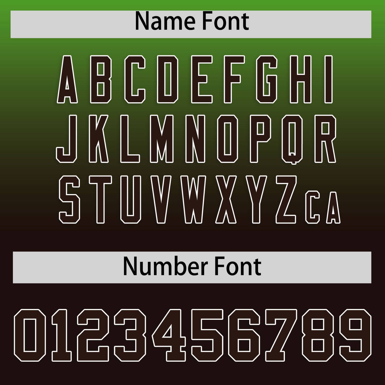 Custom Green Brown Varsity Full-Snap Letterman Gradient Hoodie Jacket