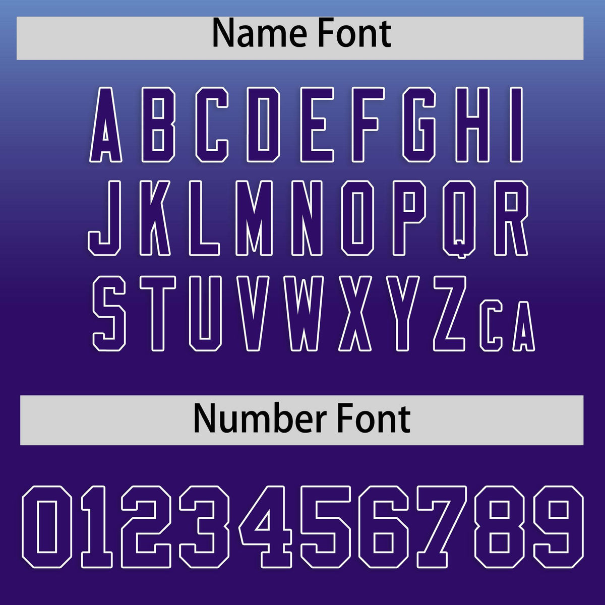 Custom Powder Blue Purple Varsity Full-Snap Letterman Gradient Hoodie Jacket