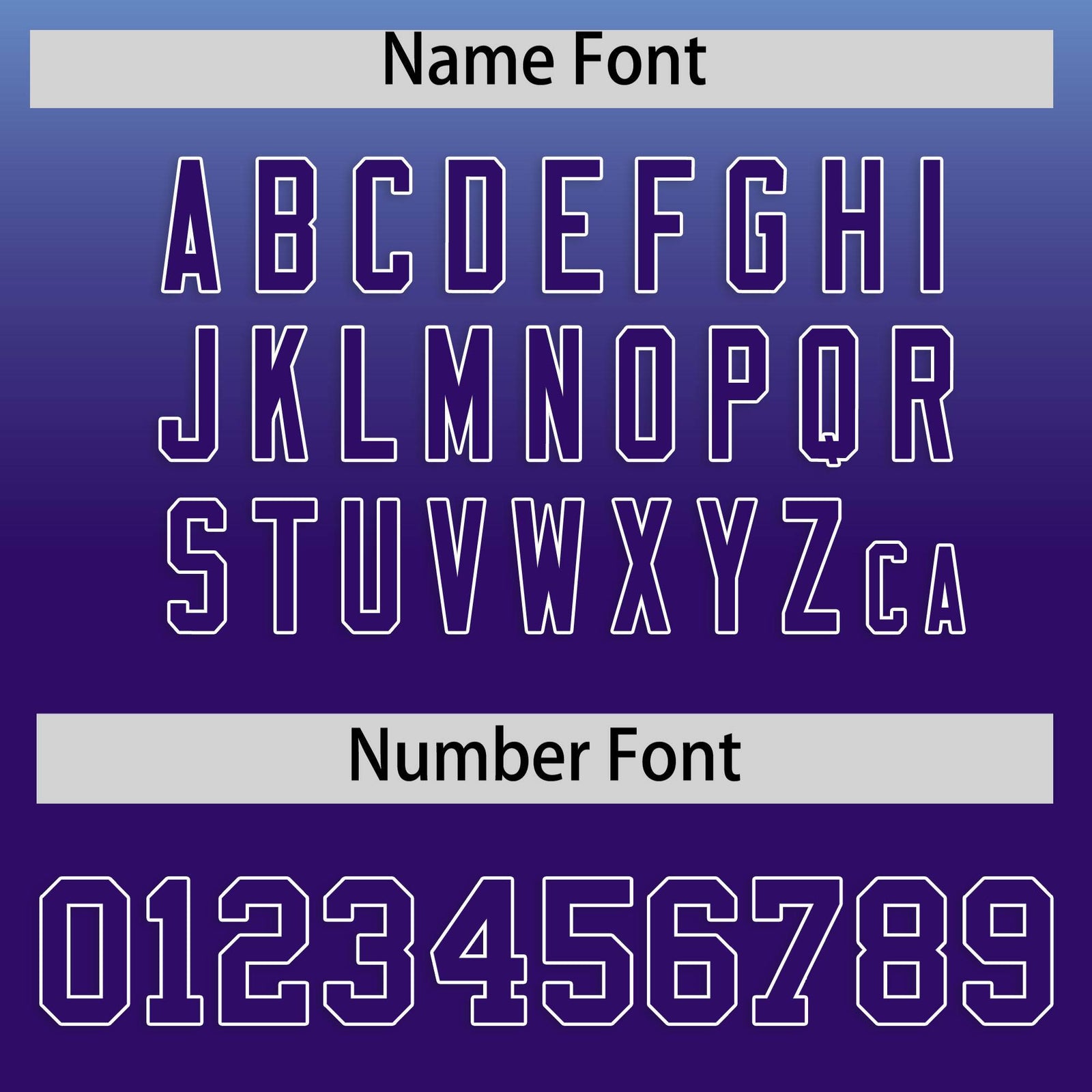 Custom Powder Blue Purple Varsity Full-Snap Letterman Gradient Hoodie Jacket