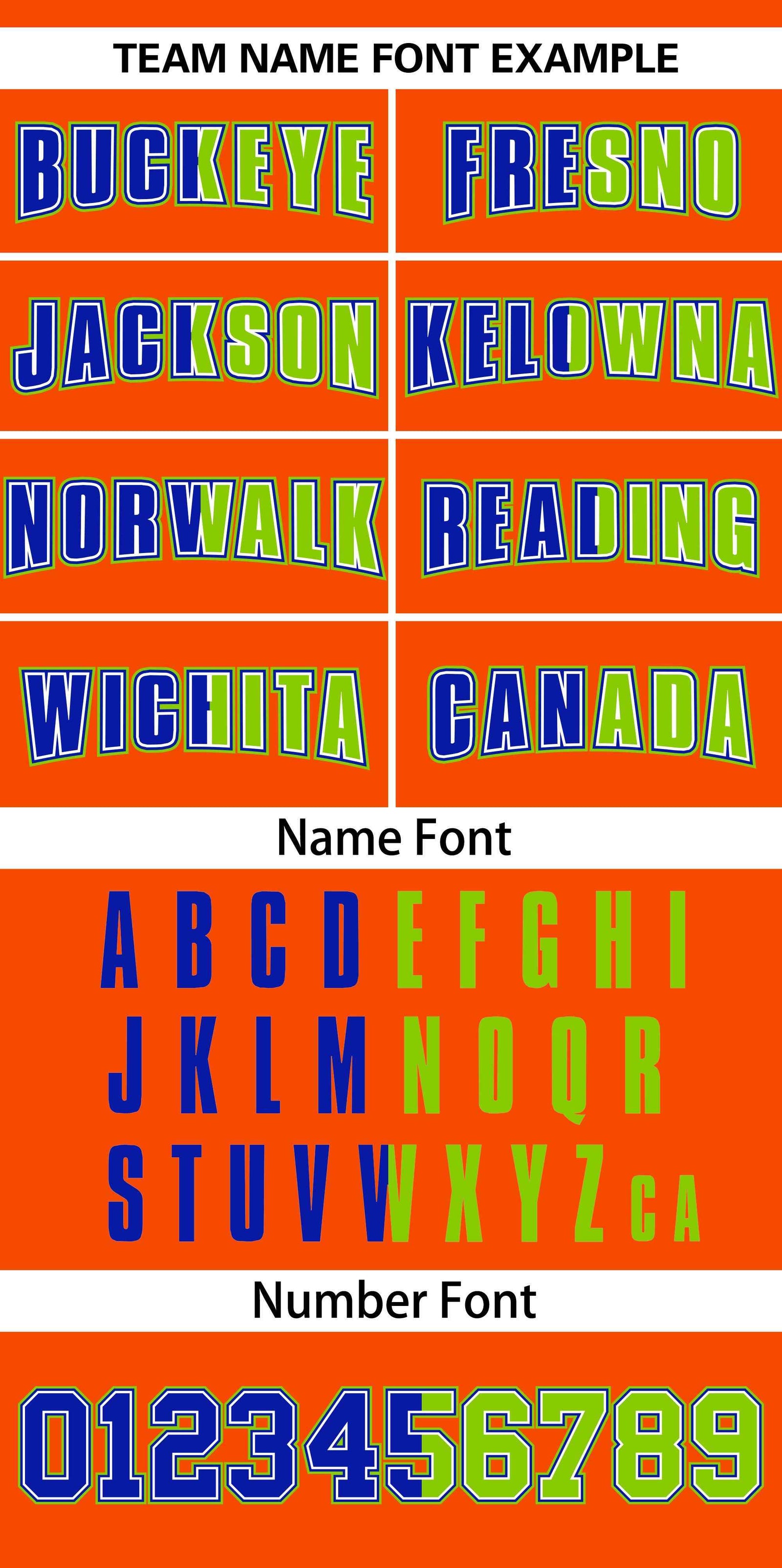 Custom Stitched Orange Royal-Neon Green Cotton Pullover Sweatshirt Hoodie