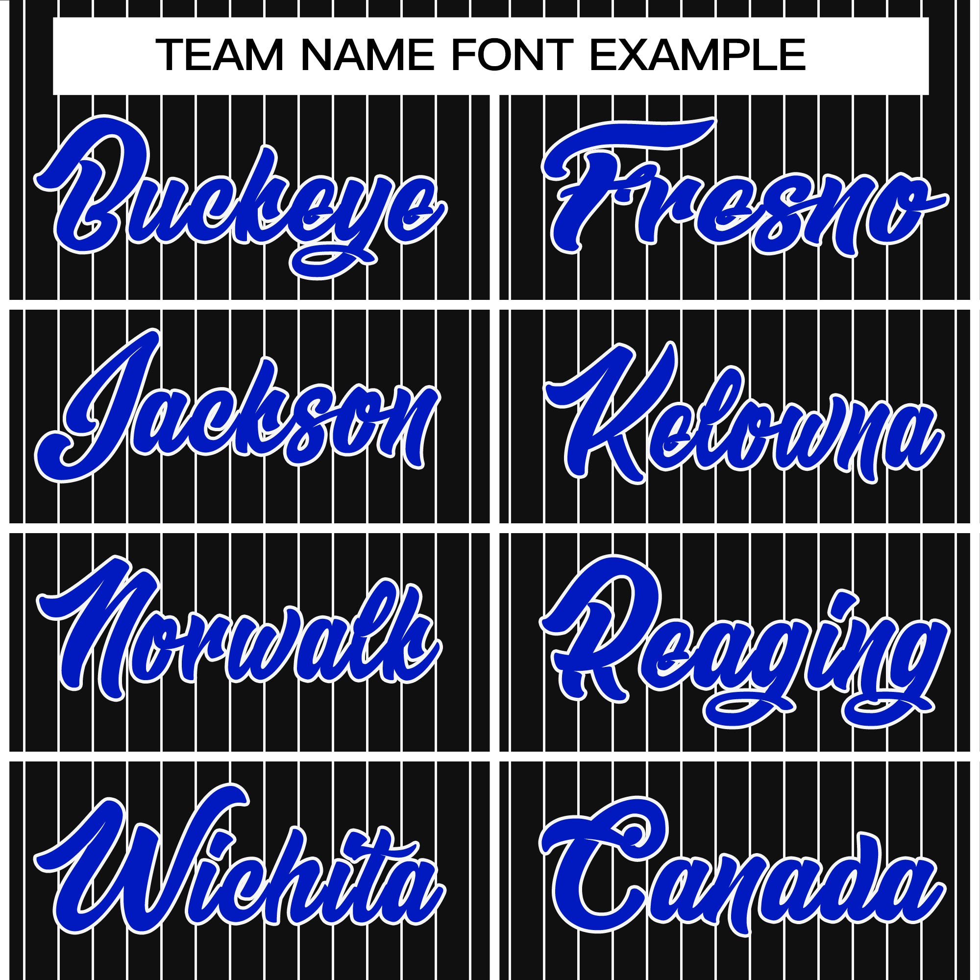 Custom Black Royal-White Stripe Fashion Authentic Baseball Jersey
