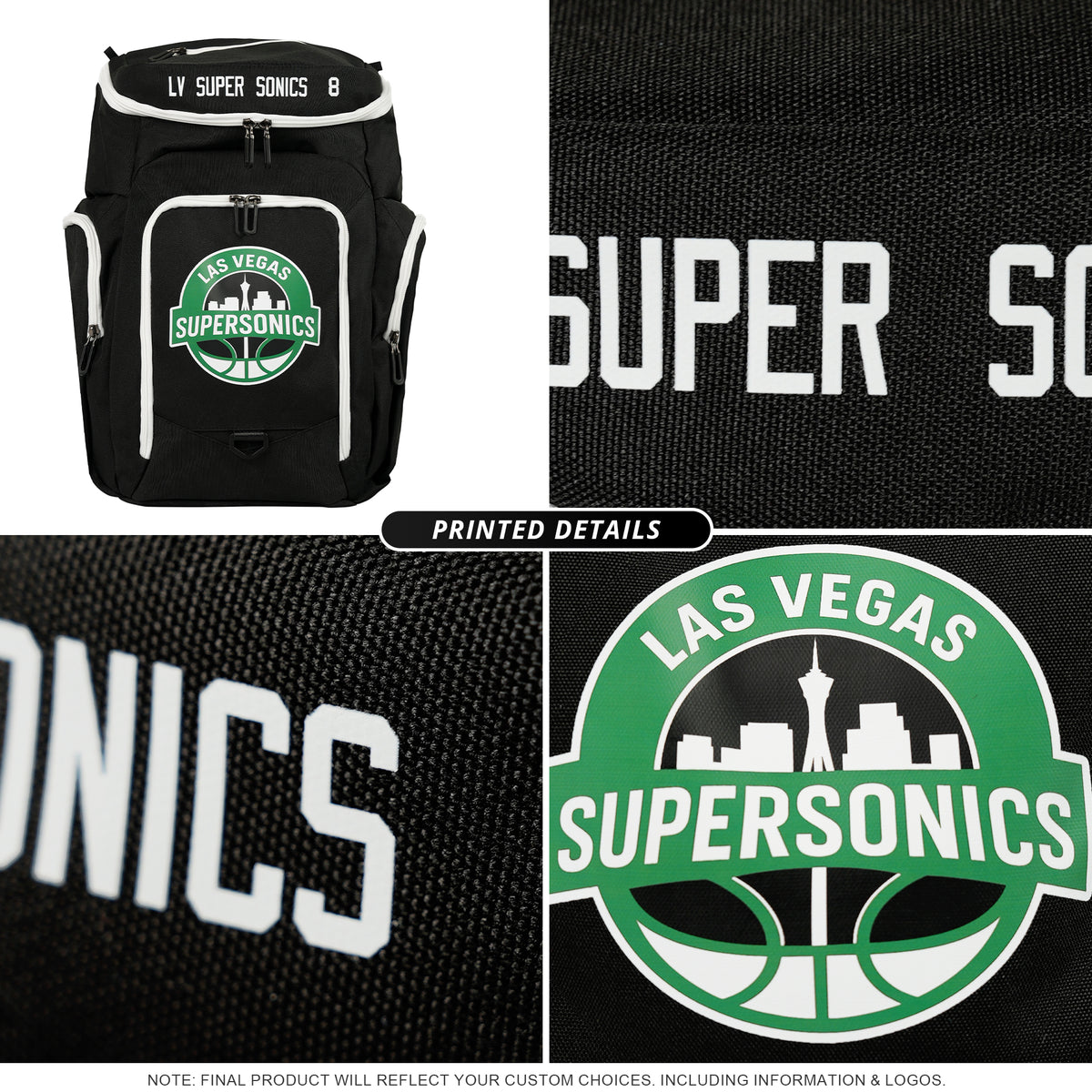 Custom Sports Bag for Basketball, Soccer &amp; More Basketball Backpack