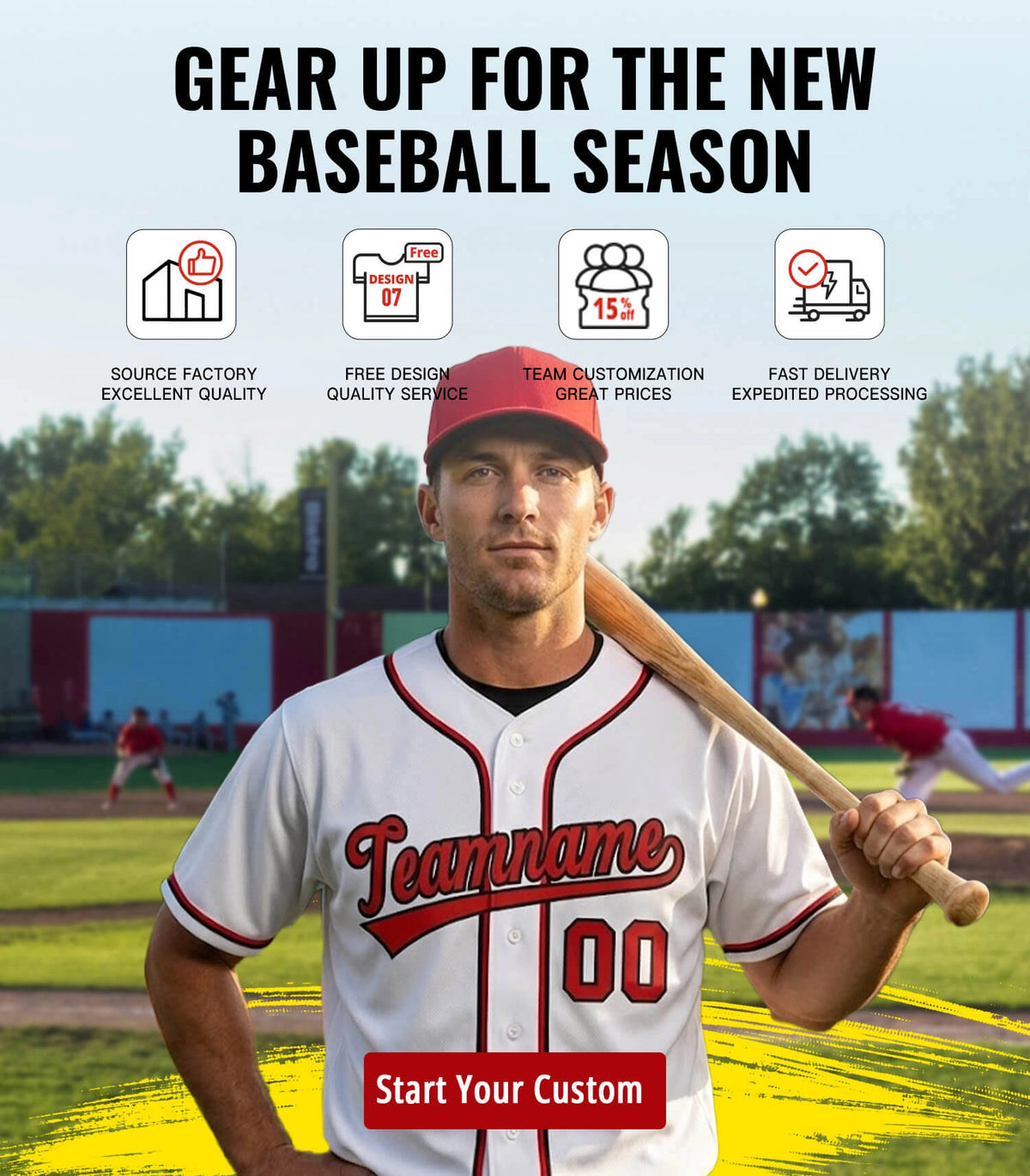 GEAR UP FOR THE NEWBASEBALL SEASON