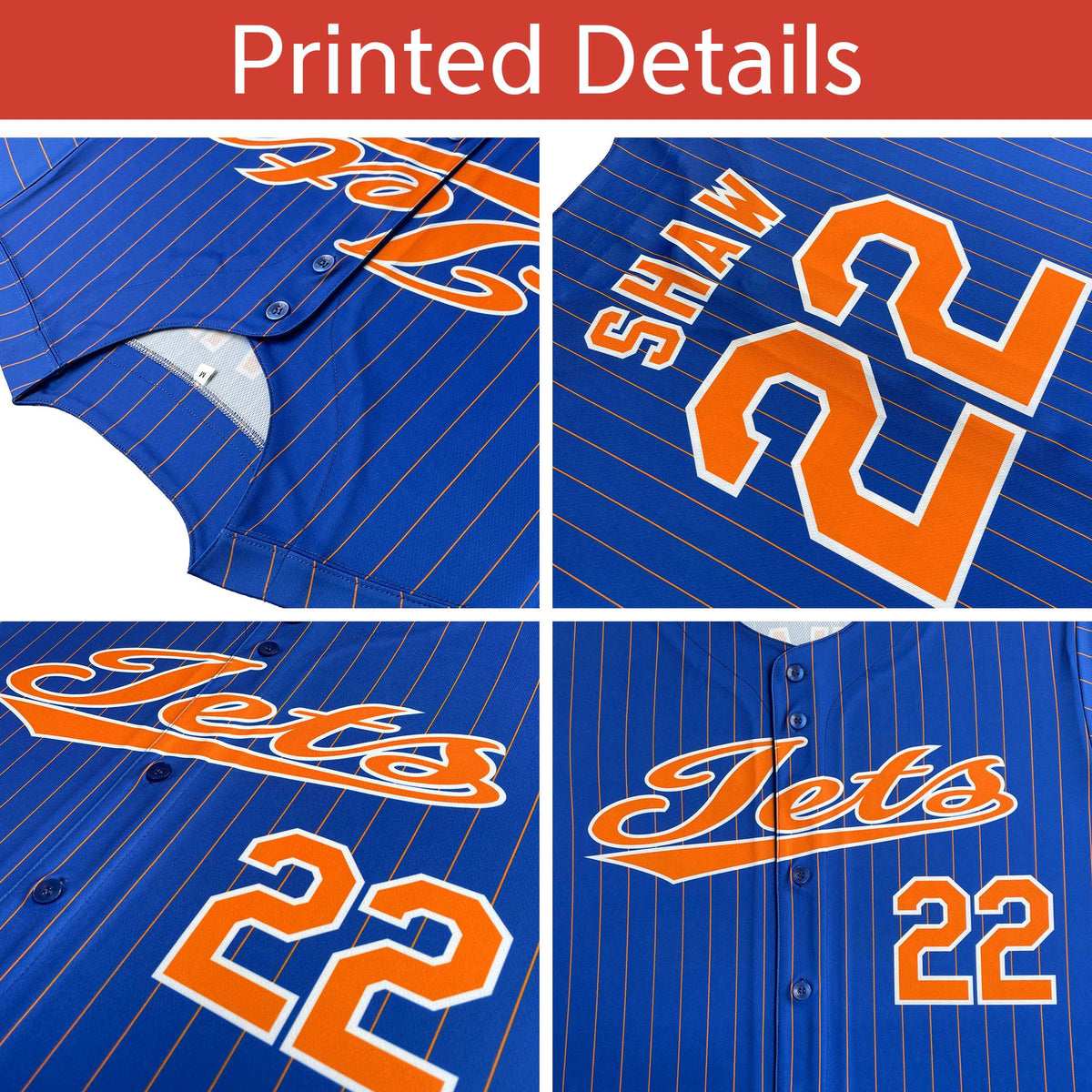 Custom Orange Aqua Split Fashion Coconut Tree Design Authentic Baseball Jersey