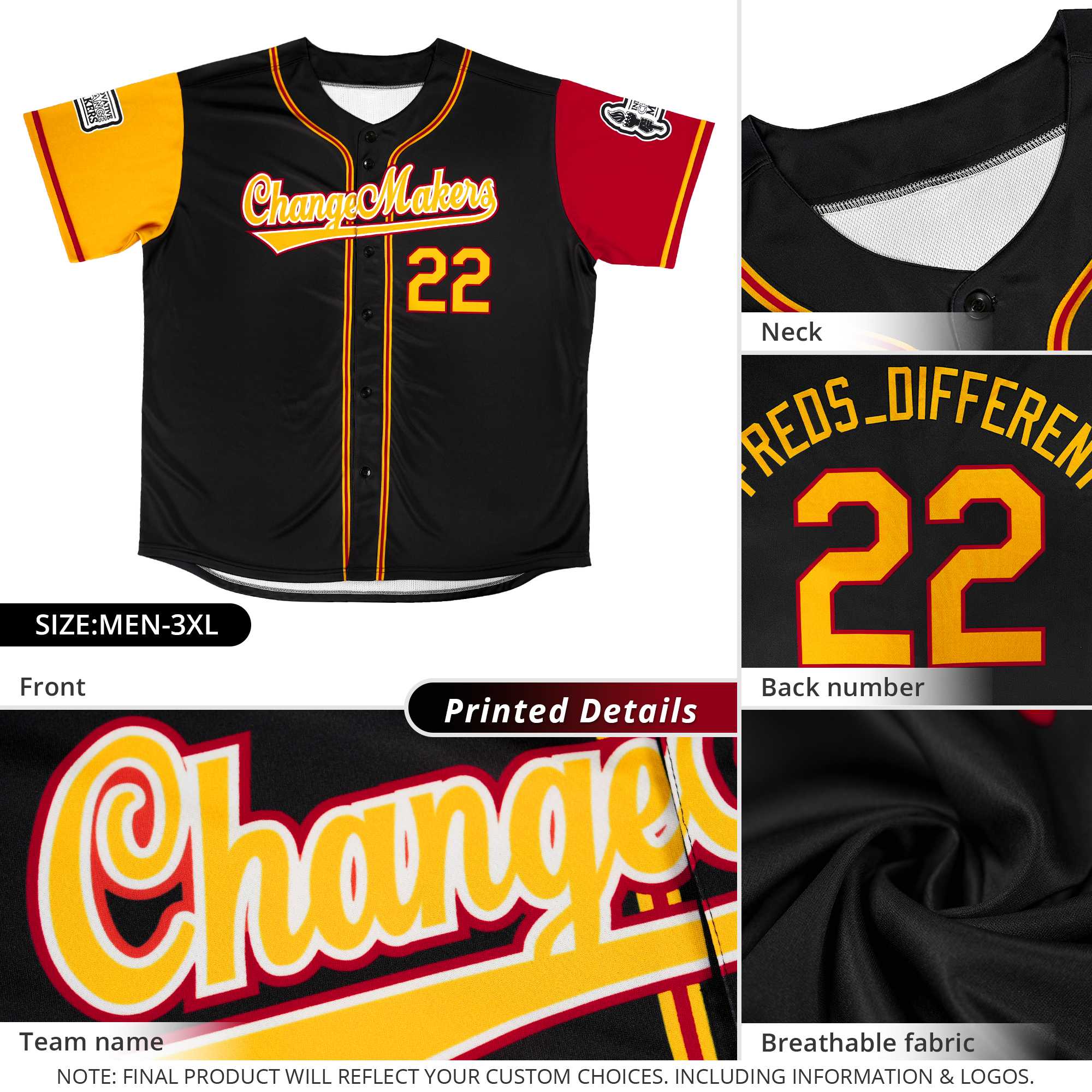 Custom Green White-Gold Raglan Sleeves Authentic Baseball Jersey