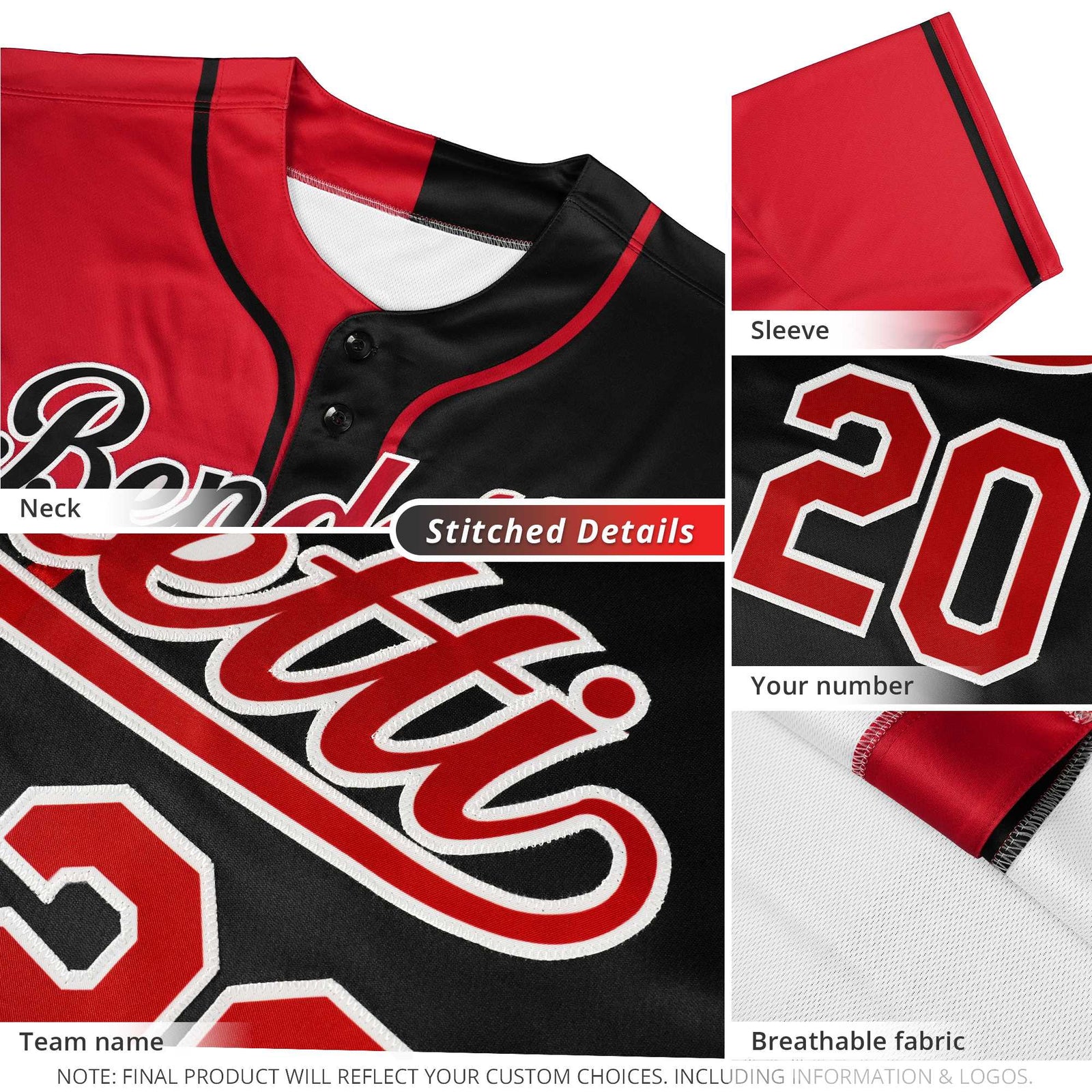Custom White Maroon Split Fashion Authentic Baseball Jersey