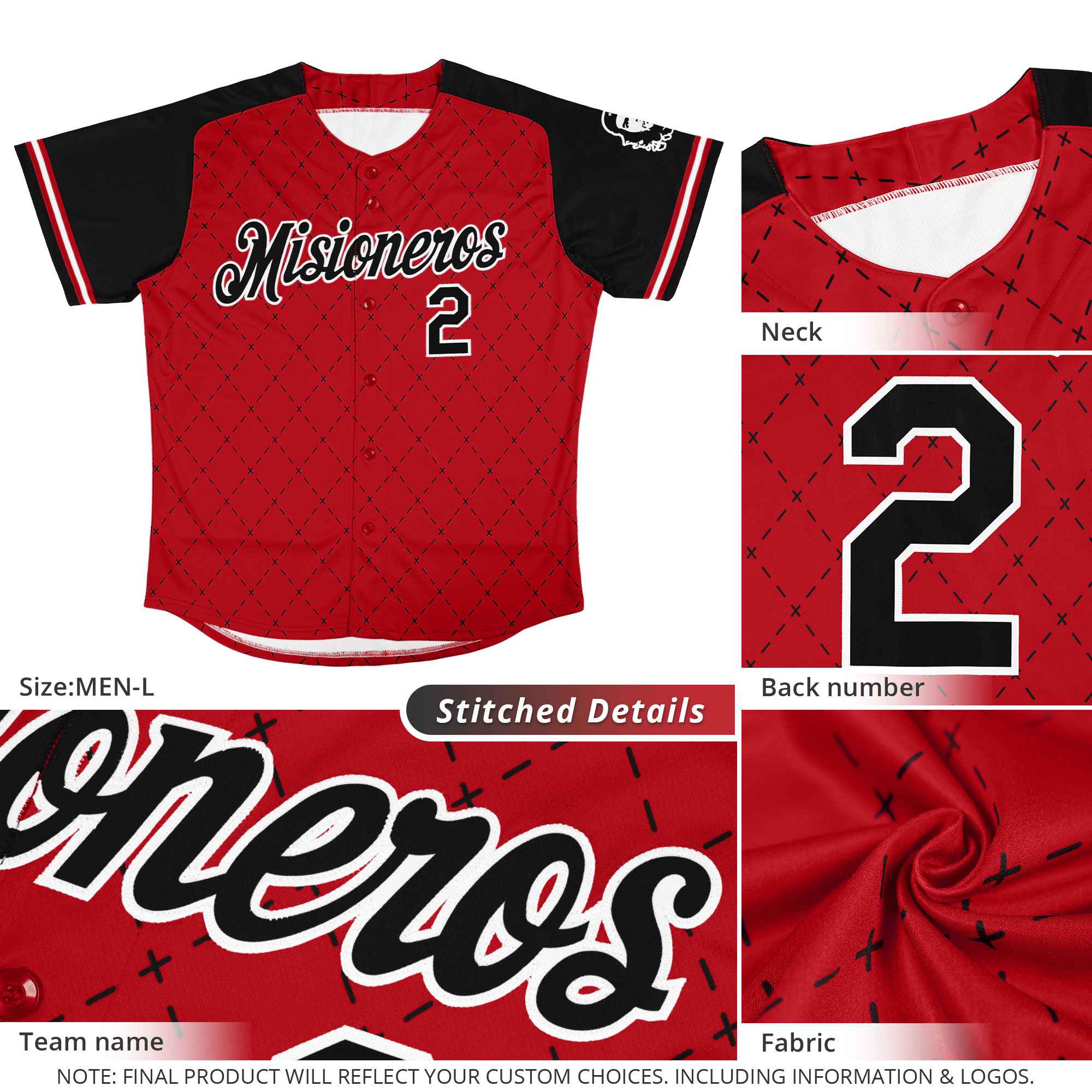 Custom Pink White-Black Rhombus Authentic Baseball Jersey