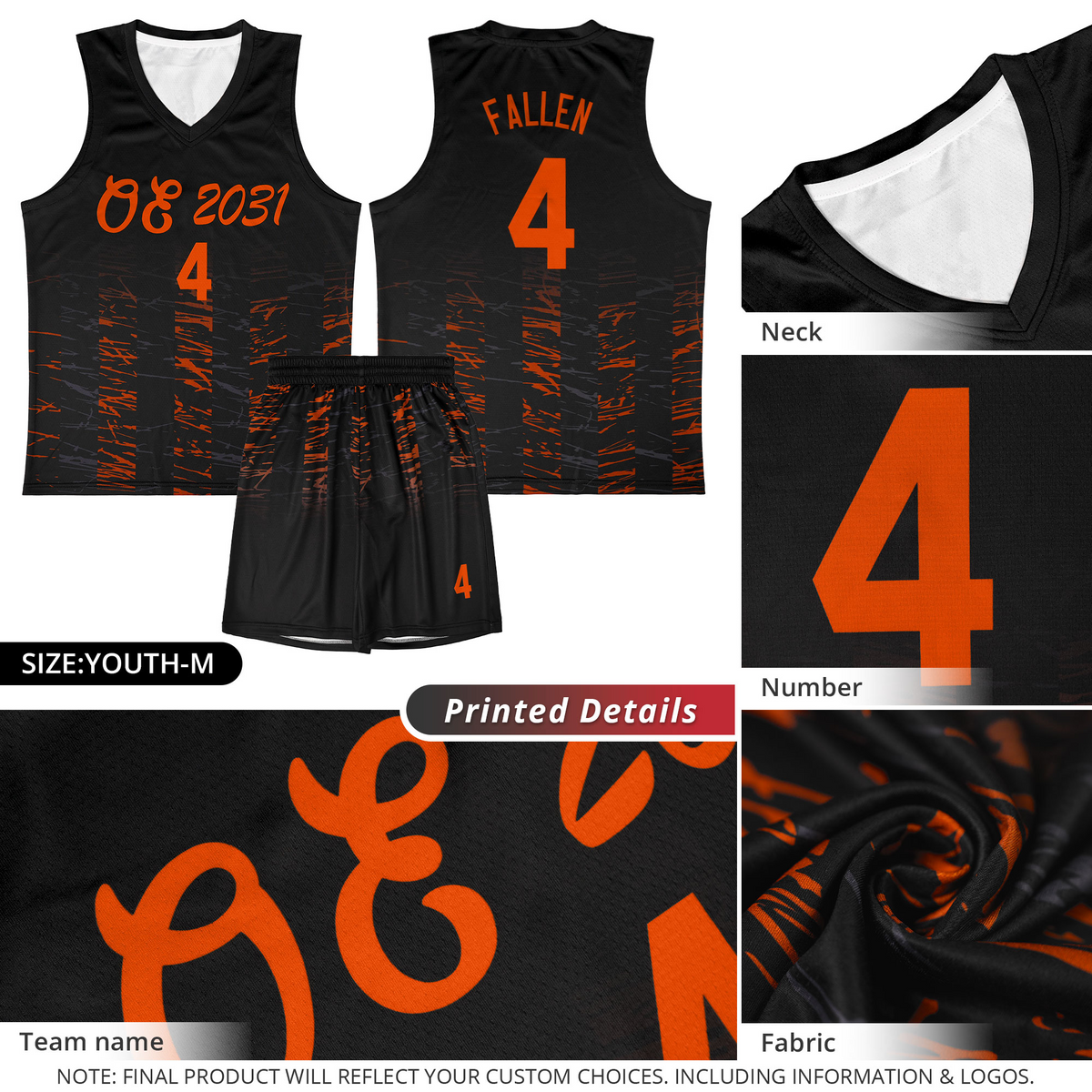 Custom Powder Blue Navy Personalized Scratches Pattern Sports Uniform Basketball Jersey