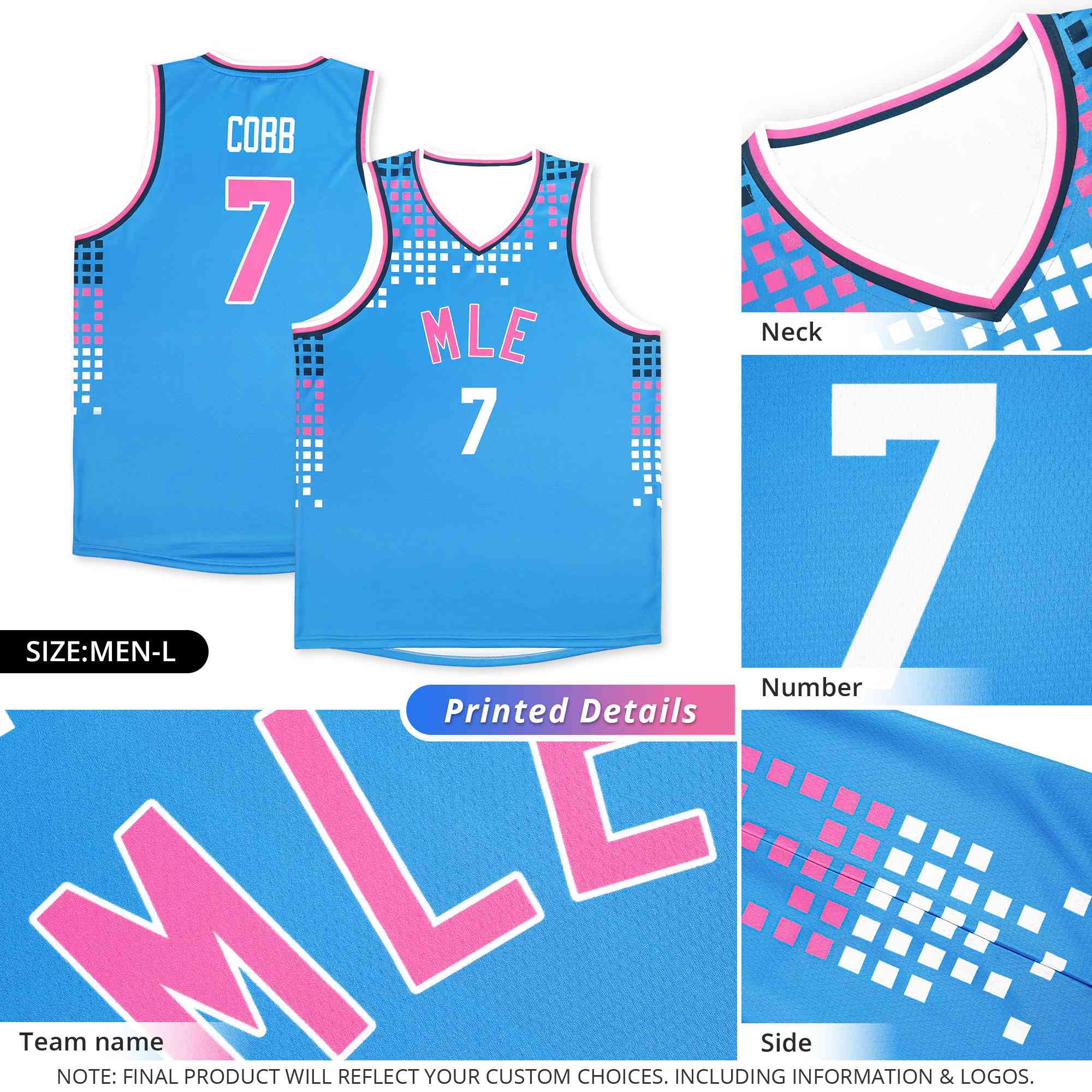 Custom White Kelly Green Trailblazer Dot Pattern Sports Uniform Basketball Jersey