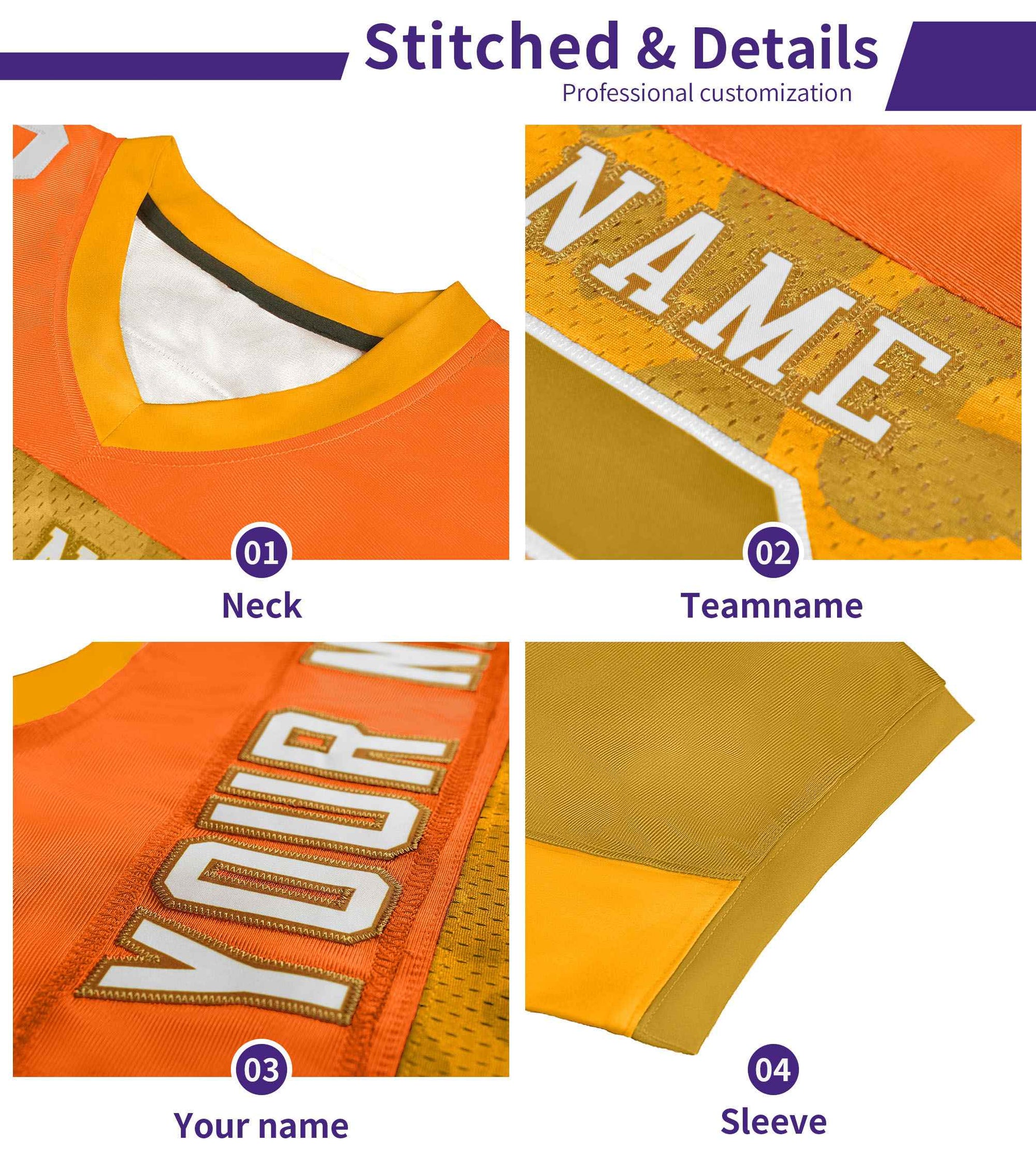 Custom Green Yellow Raglan Sleeves Personalized Camo Authentic Football Jersey