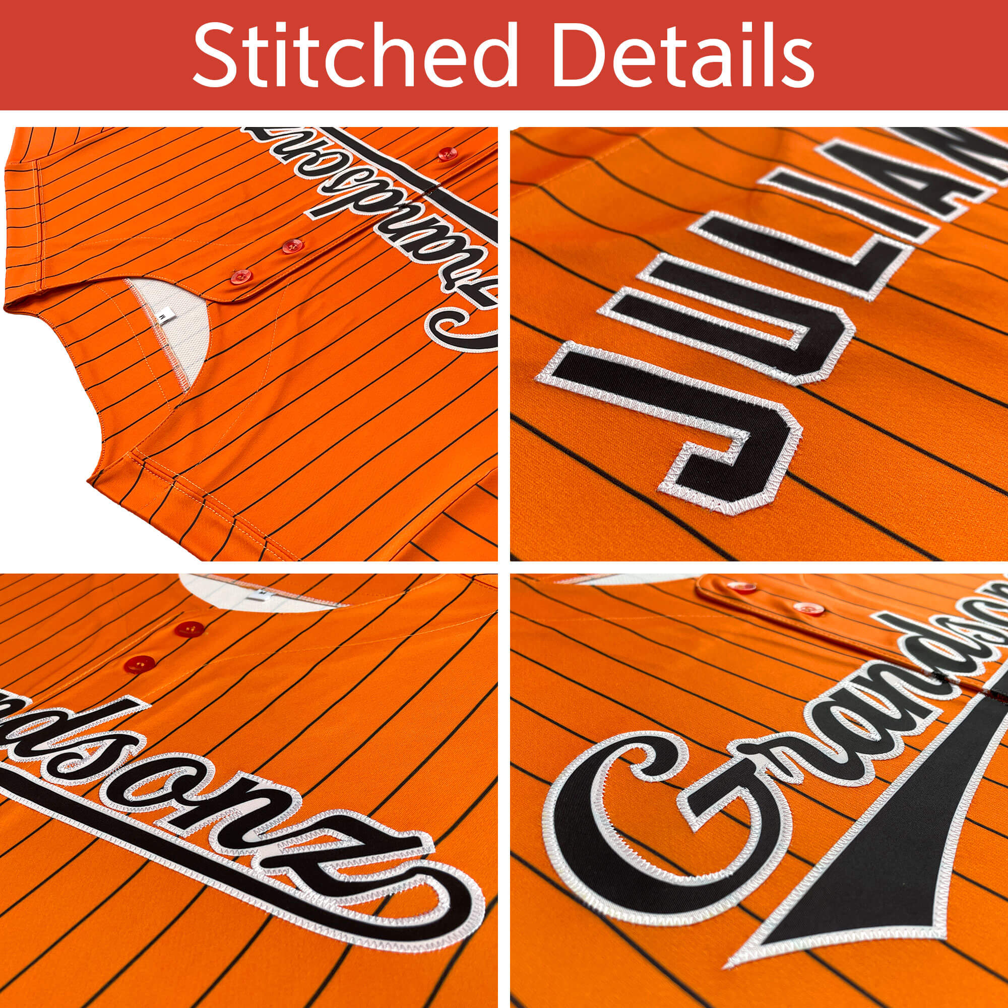 Custom Royal Gold Gradient Stripe Fashion Authentic Two-Button Softball Jersey