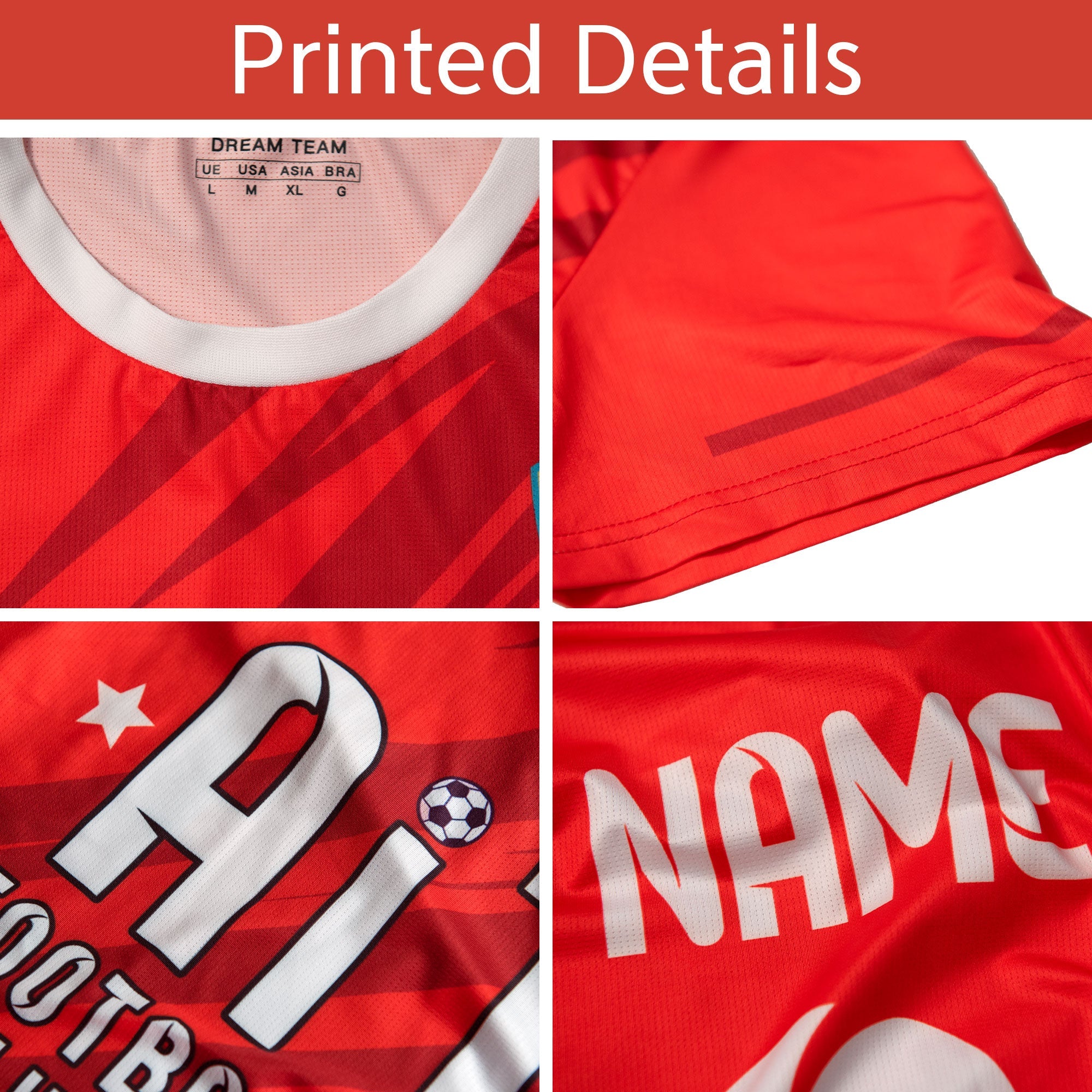 Custom White Gold Training Sport Soccer Tops Jersey
