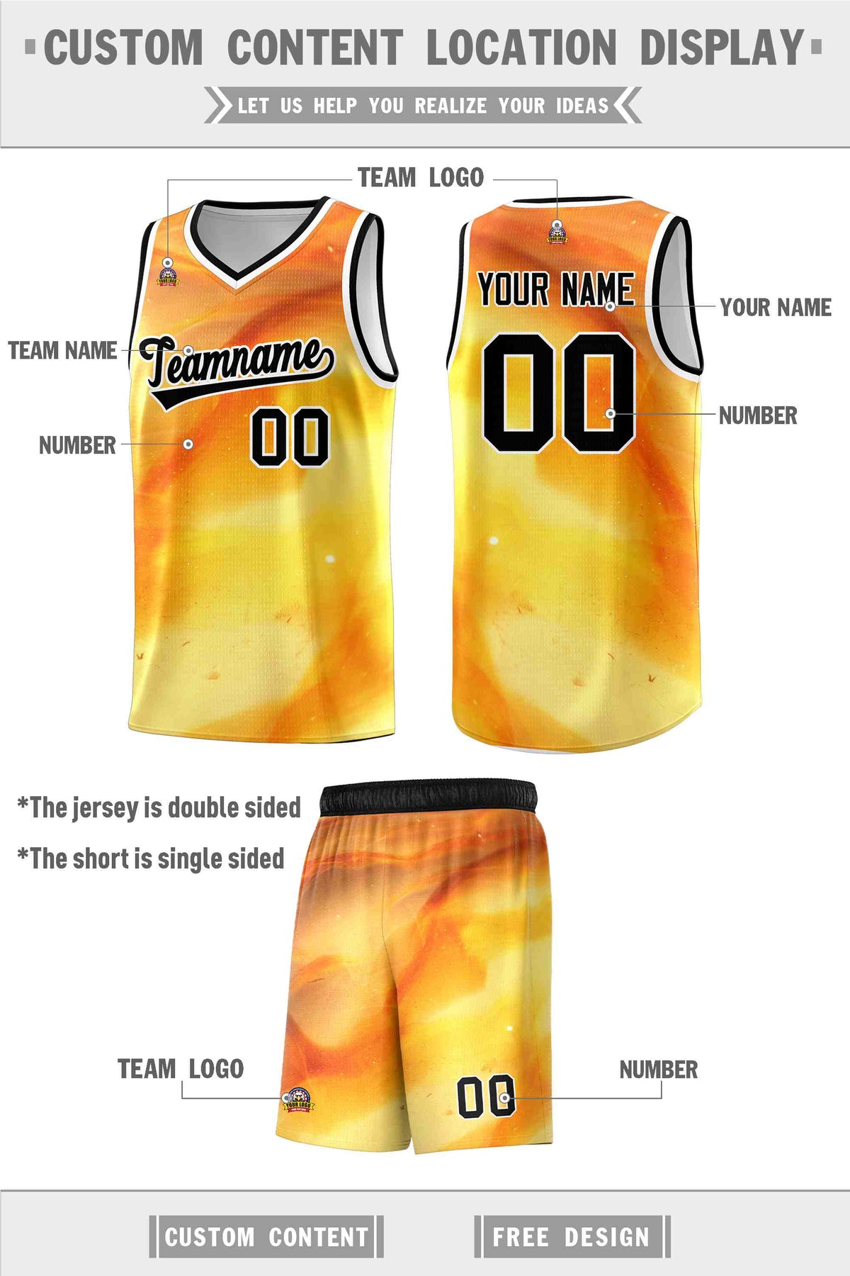 Custom Black White Pattern Tie Dye Sports Uniform Basketball Jersey