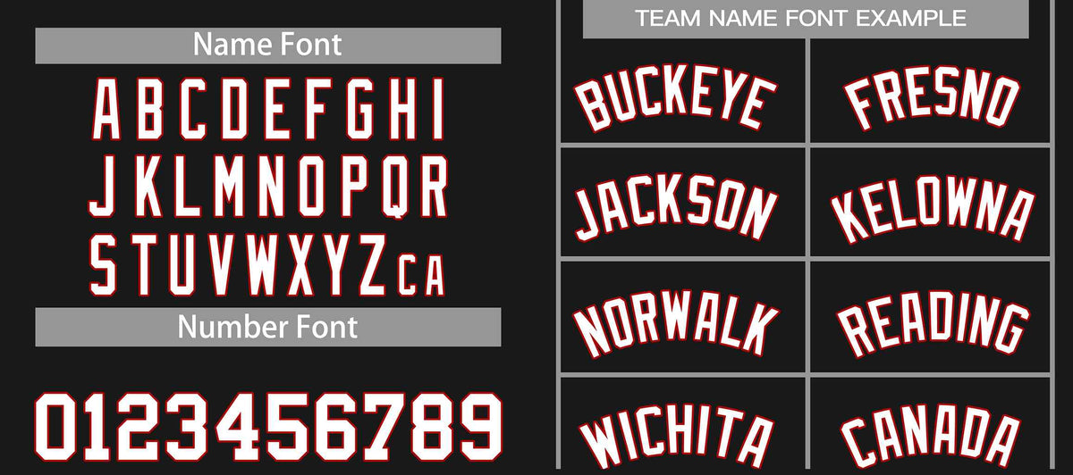 Custom Black White-Red Classic Sets Curved Basketball Jersey