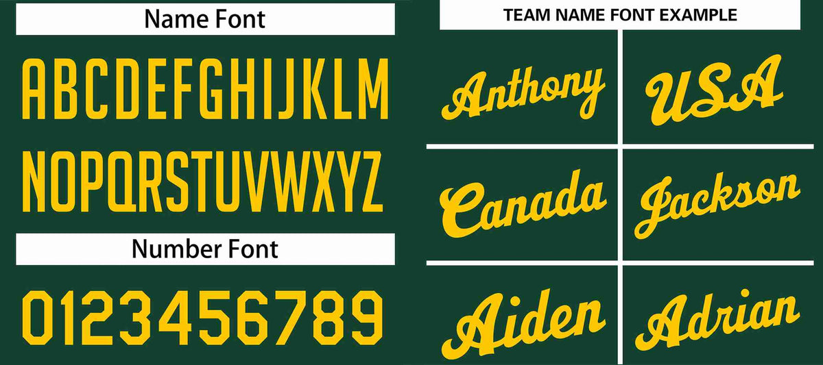Custom Hunter Green Yellow Classic Sets Sports Uniform Basketball Jersey
