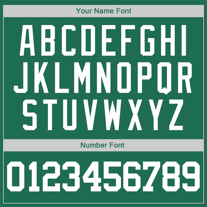 Custom Green White-Green Classic Sets Basketball Jersey