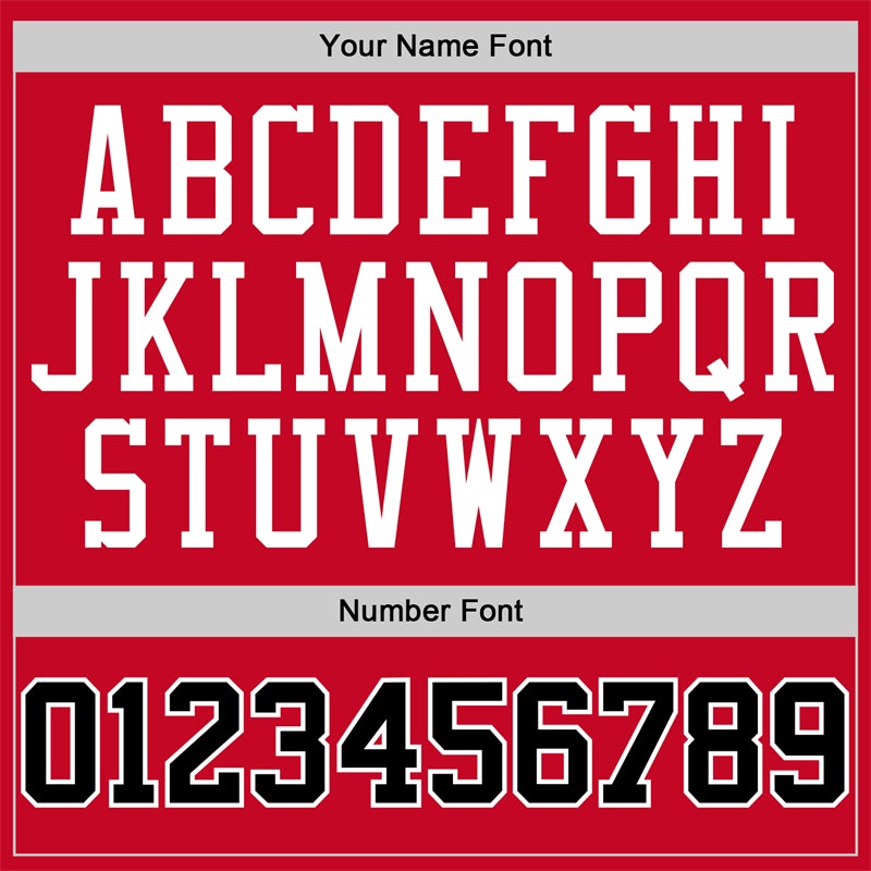 Custom Red White-Black Classic Sets Basketball Jersey