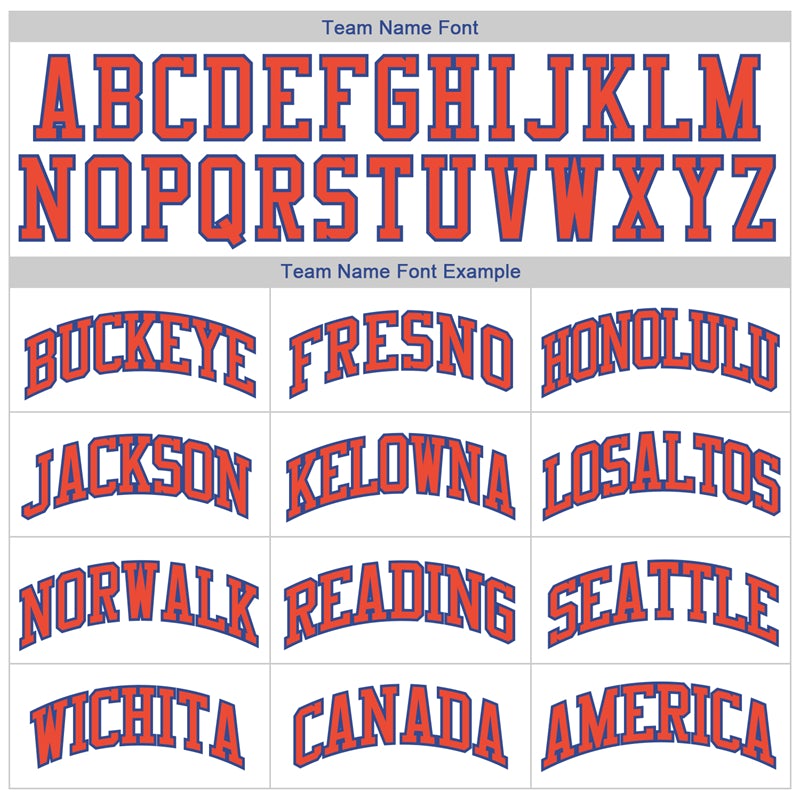 Custom White Royal-Orange Classic Sets Basketball Jersey