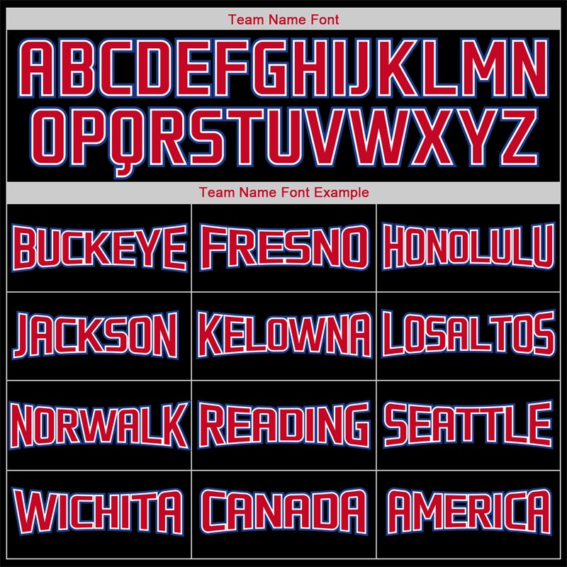 Custom Black Red-Royal Classic Sets Basketball Jersey