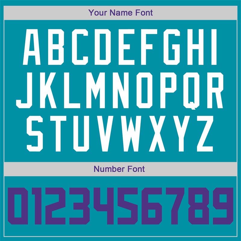 Custom Teal Purple Classic Sets Basketball Jersey