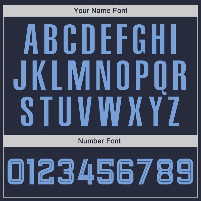 Custom Navy Lt Blue Classic Sets Basketball Jersey