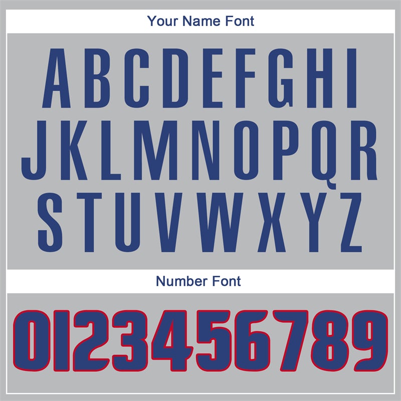 Custom Gray Red-Royal Classic Sets Basketball Jersey