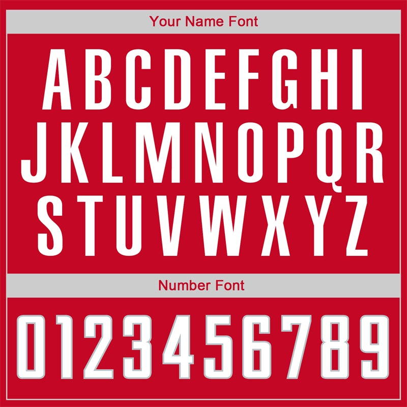 Custom Red Gray Classic Sets Basketball Jersey