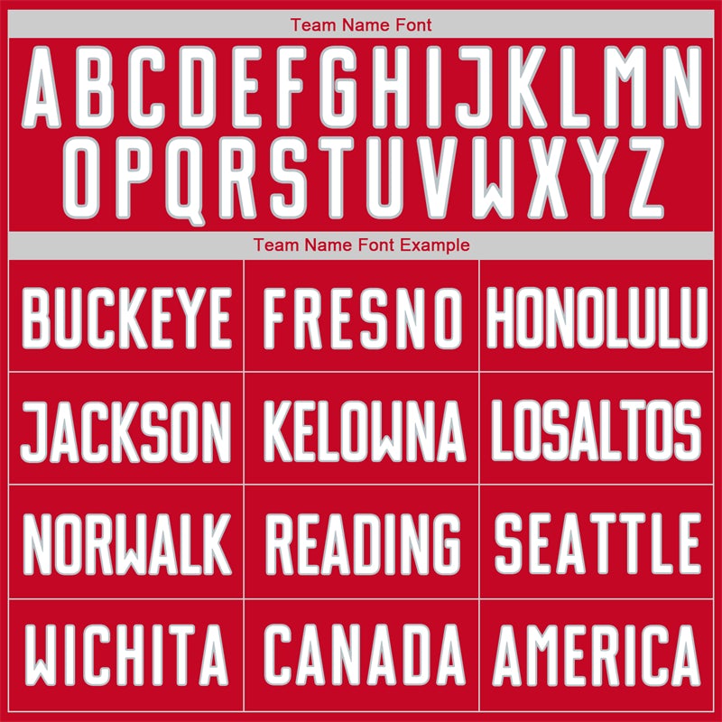 Custom Red Gray Classic Sets Basketball Jersey