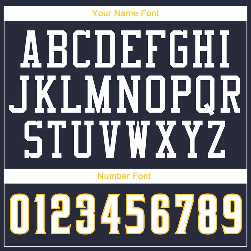 Custom Navy Yellow-Yellow Classic Sets Basketball Jersey