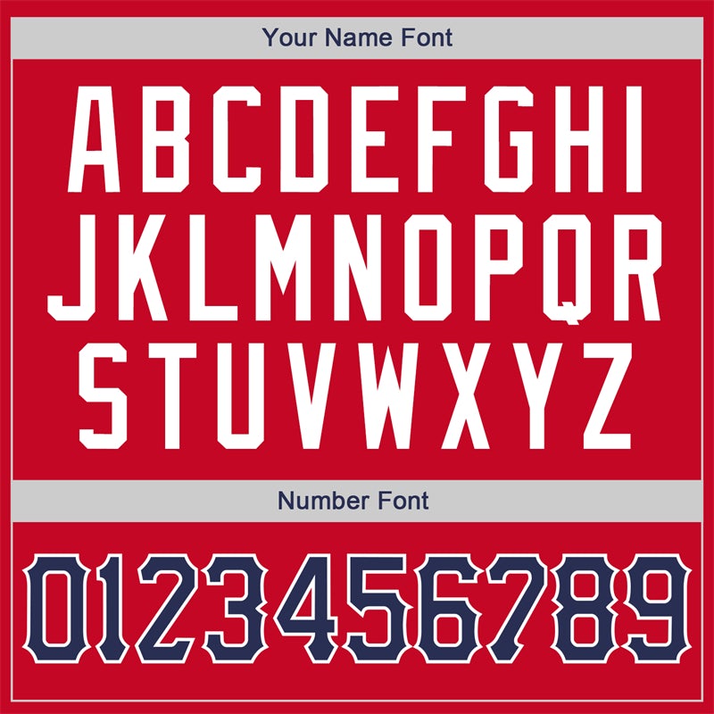 Custom Red Navy-Red Classic Sets Basketball Jersey