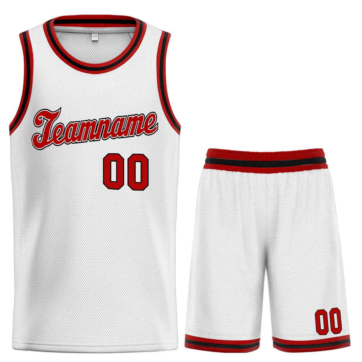 Custom White Maroon-Black Classic Sets Sports Uniform Basketball Jersey
