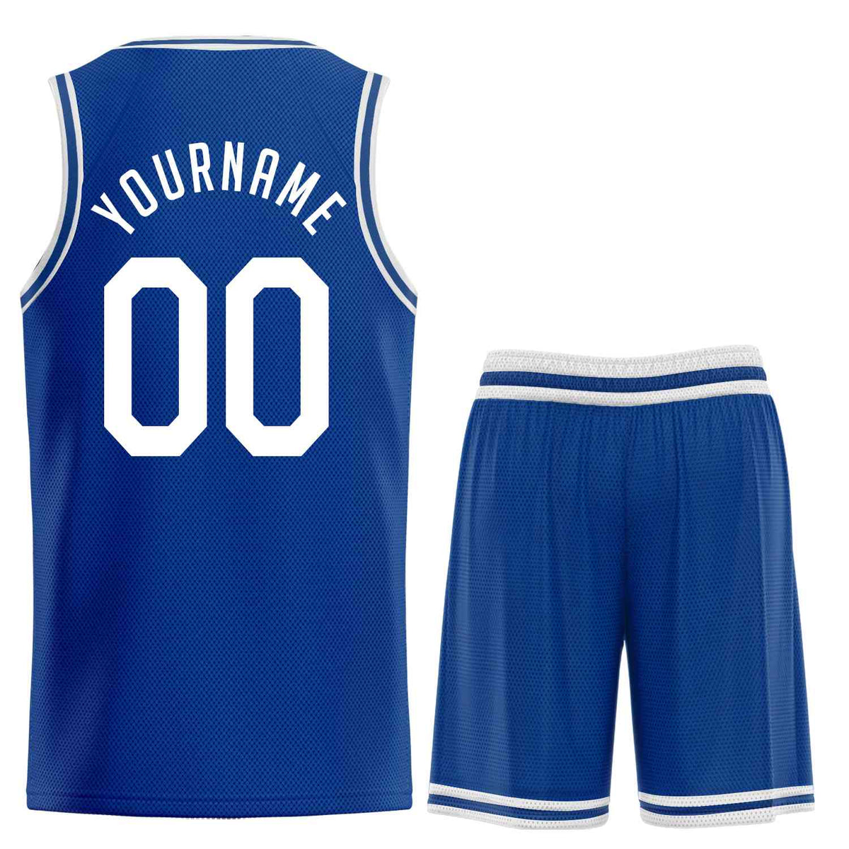 Custom Royal White Classic Sets Sports Uniform Basketball Jersey