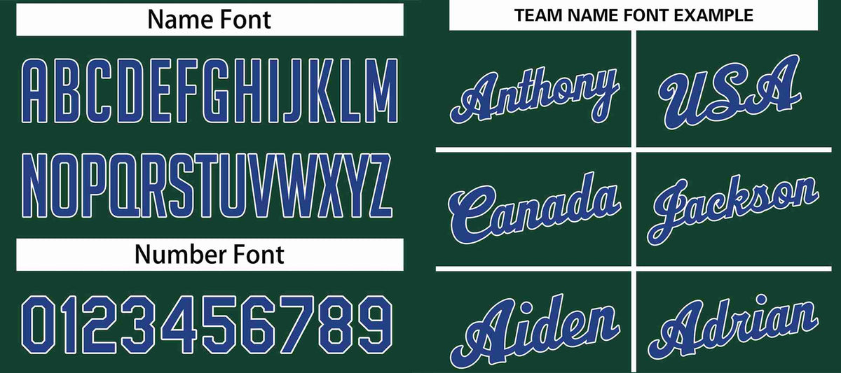 Custom Hunter Green Royal-White Classic Sets Sports Uniform Basketball Jersey