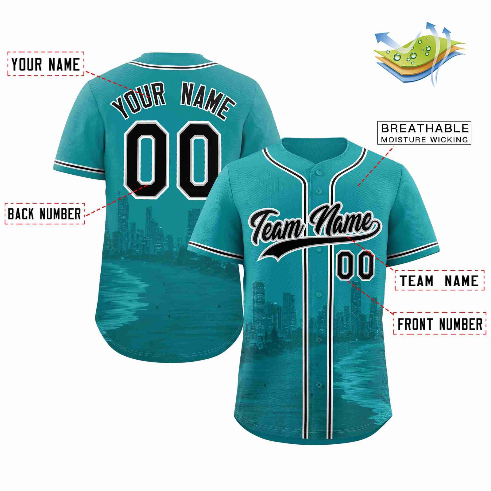 Jersey Aqua