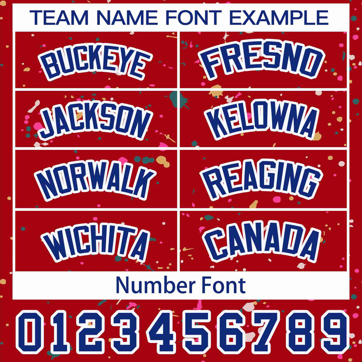 Custom Red Royal Personalized Splash Graffiti Pattern Dog Jersey