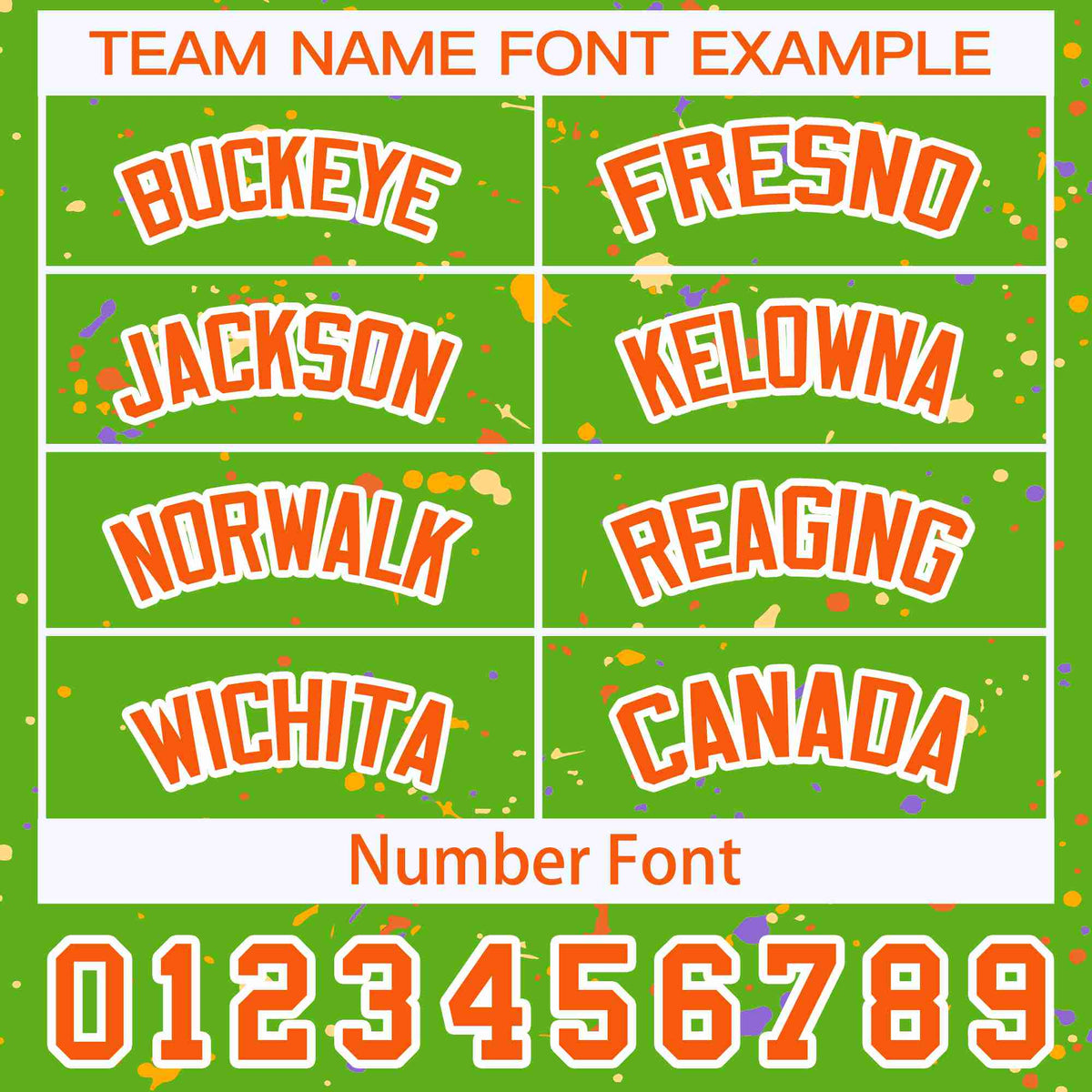 Custom Green Orange Personalized Splash Graffiti Pattern Dog Jersey