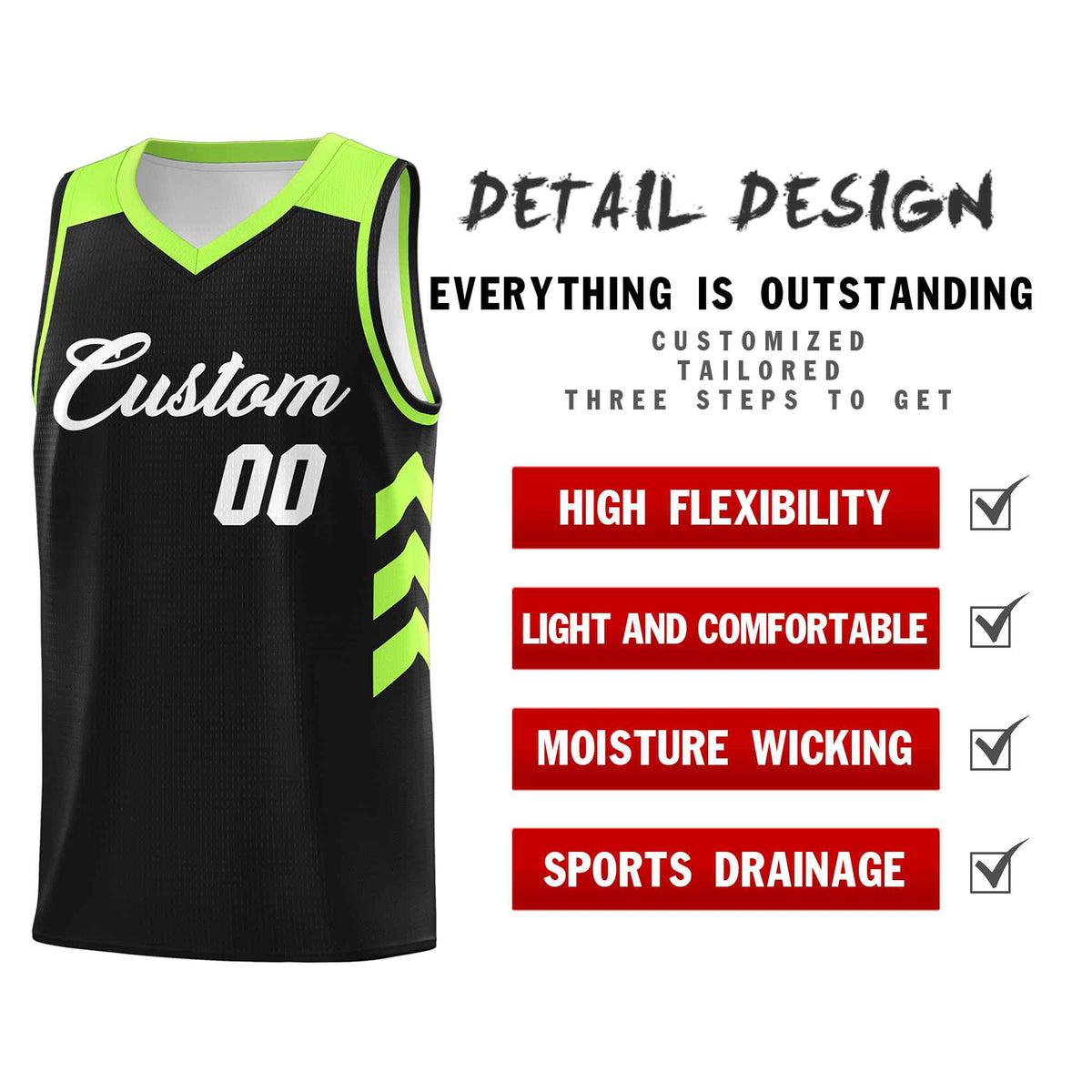 Custom Black White Classic Sets Sports Uniform Basketball Jersey