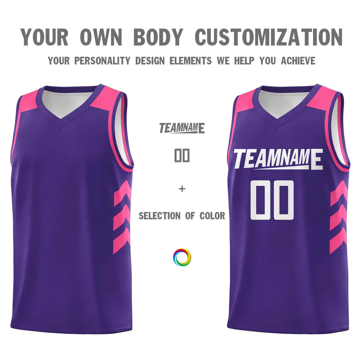 Custom Purple White Classic Sets Sports Uniform Basketball Jersey