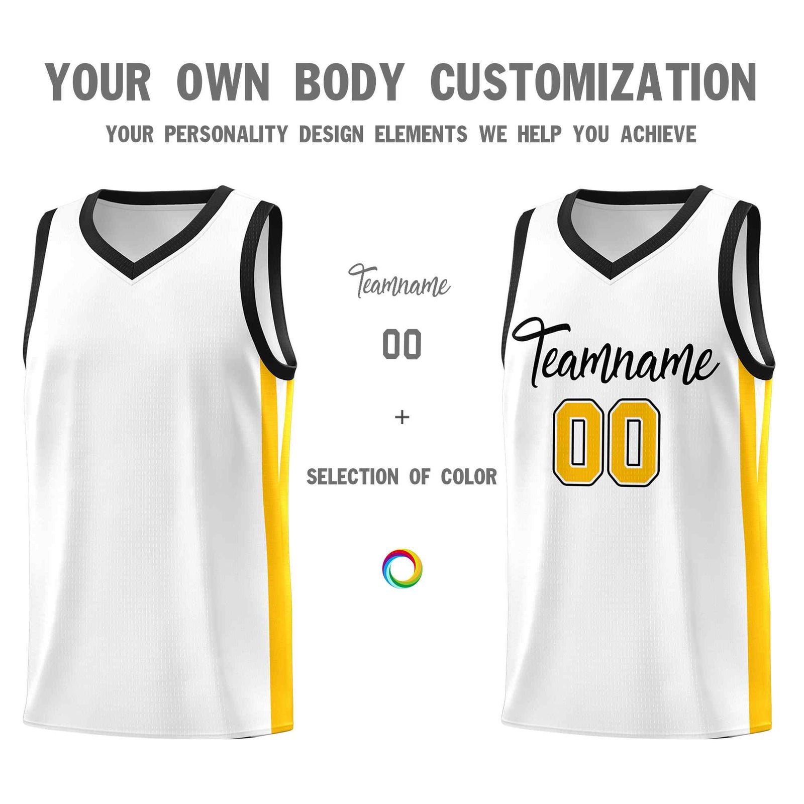 Custom White Black Classic Sets Sports Uniform Basketball Jersey
