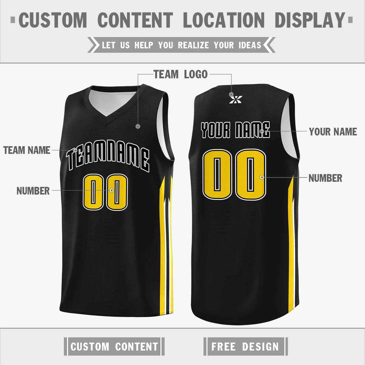 Custom Black White-Classic Tops Mesh Sport Basketball Jersey