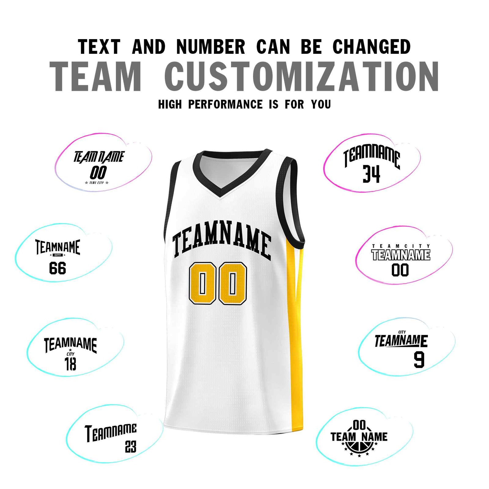 Custom White Black Classic Sets Sports Uniform Basketball Jersey
