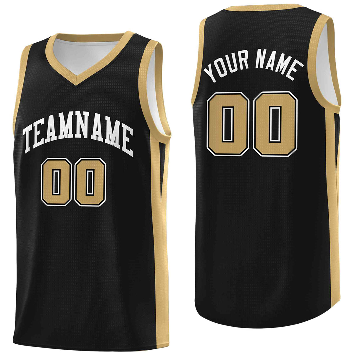 Custom Black White Classic Tops Mesh Sport Basketball Jersey