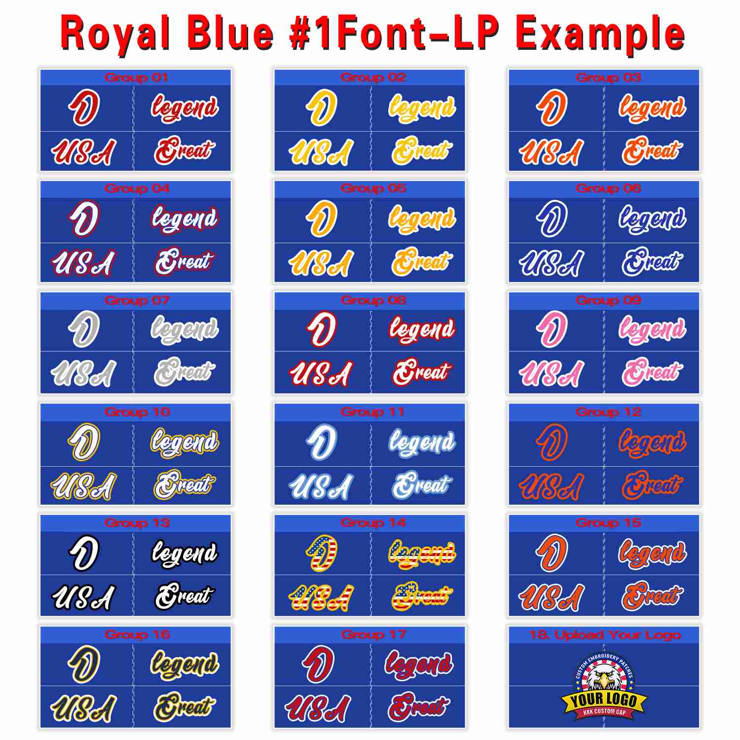 Custom Royal White-Light Blue 3D Puff Embroidery Flat Embroidery Curved Eaves Sport Design Baseball Cap