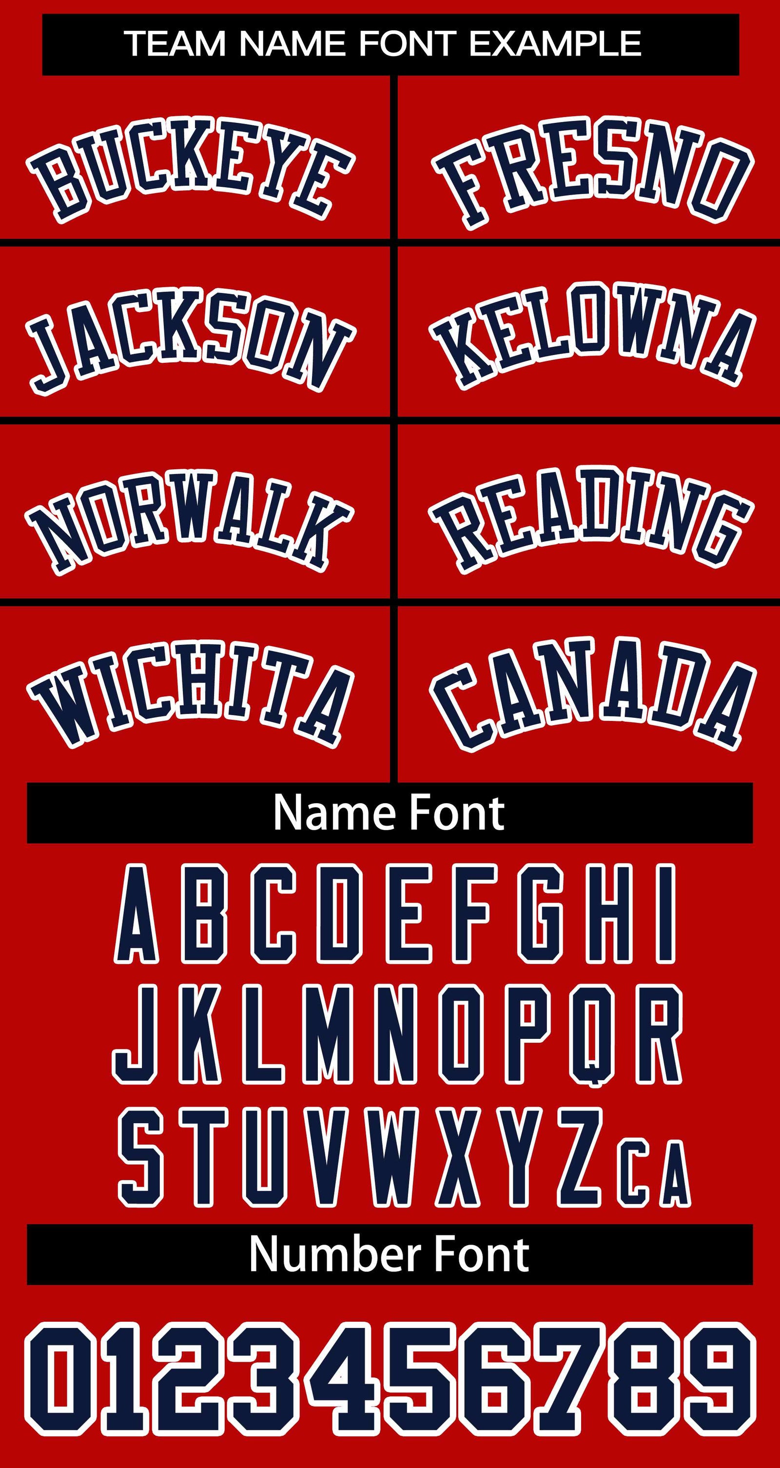 Custom Red Navy White Classic Style Baseball Jersey for Women