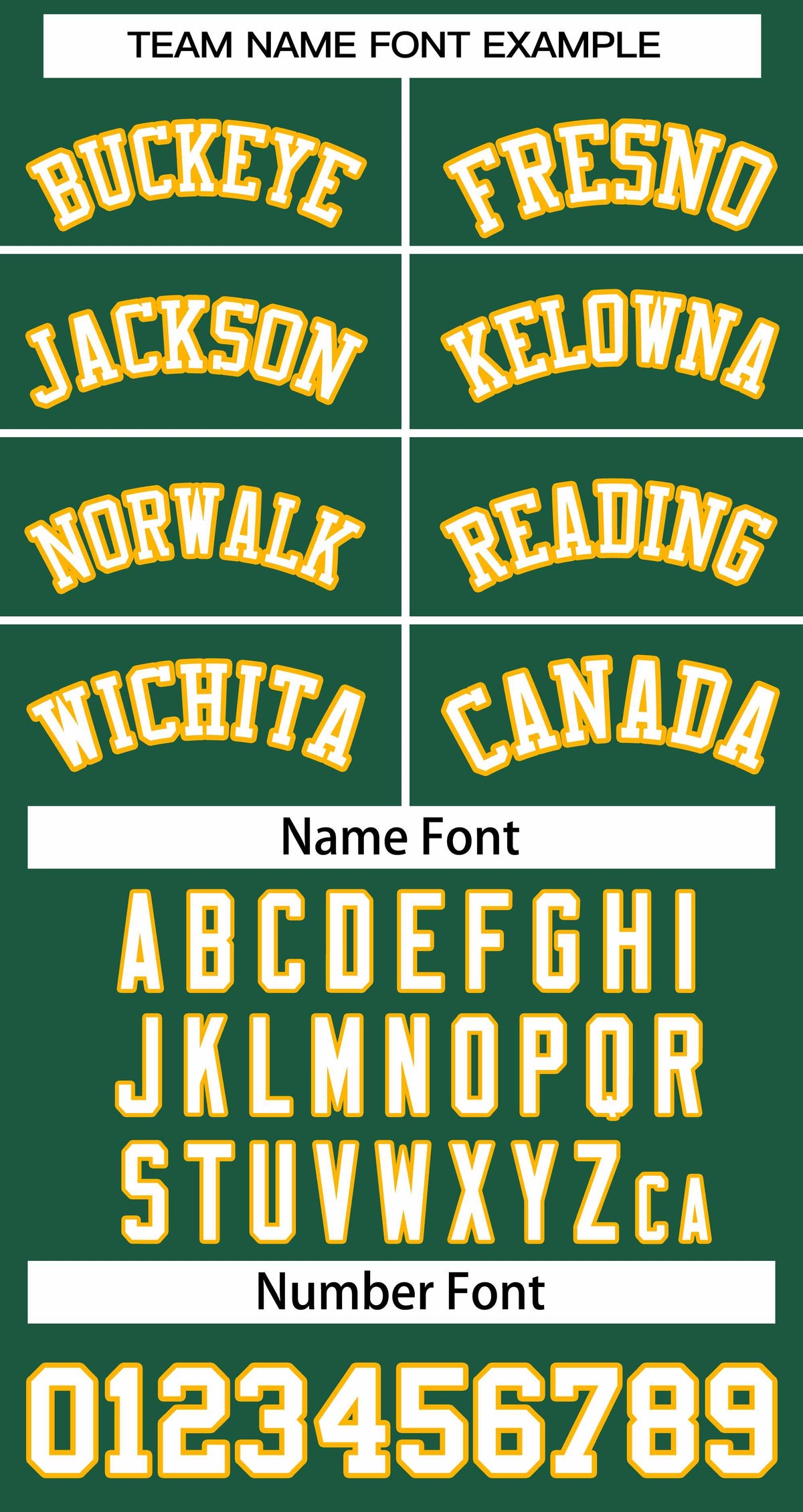 Custom Green White Gold Classic Style Baseball Jersey for Women