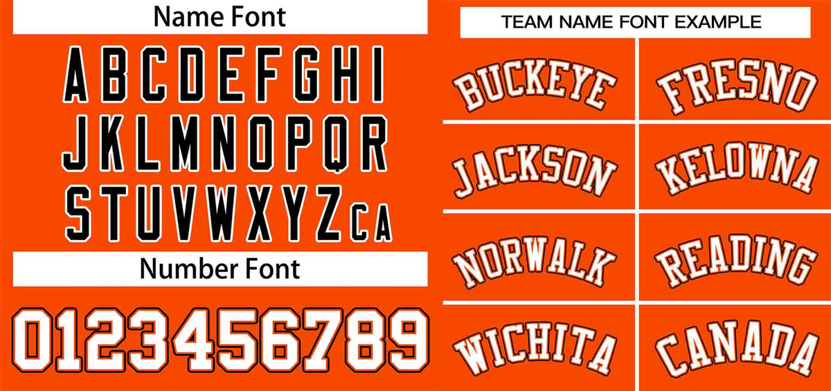 Custom Orange White-Black Classic Style Authentic Two-Button Softball Jersey