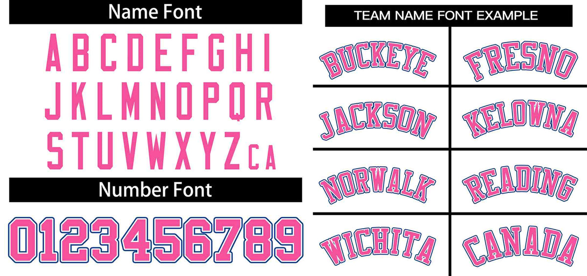 Custom White Pink-Royal Classic Style Authentic Two-Button Softball Jersey