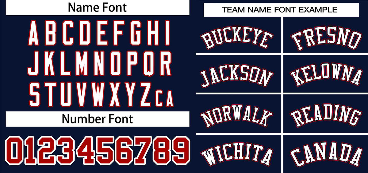 Custom Navy White-Red Classic Style Authentic Two-Button Softball Jersey