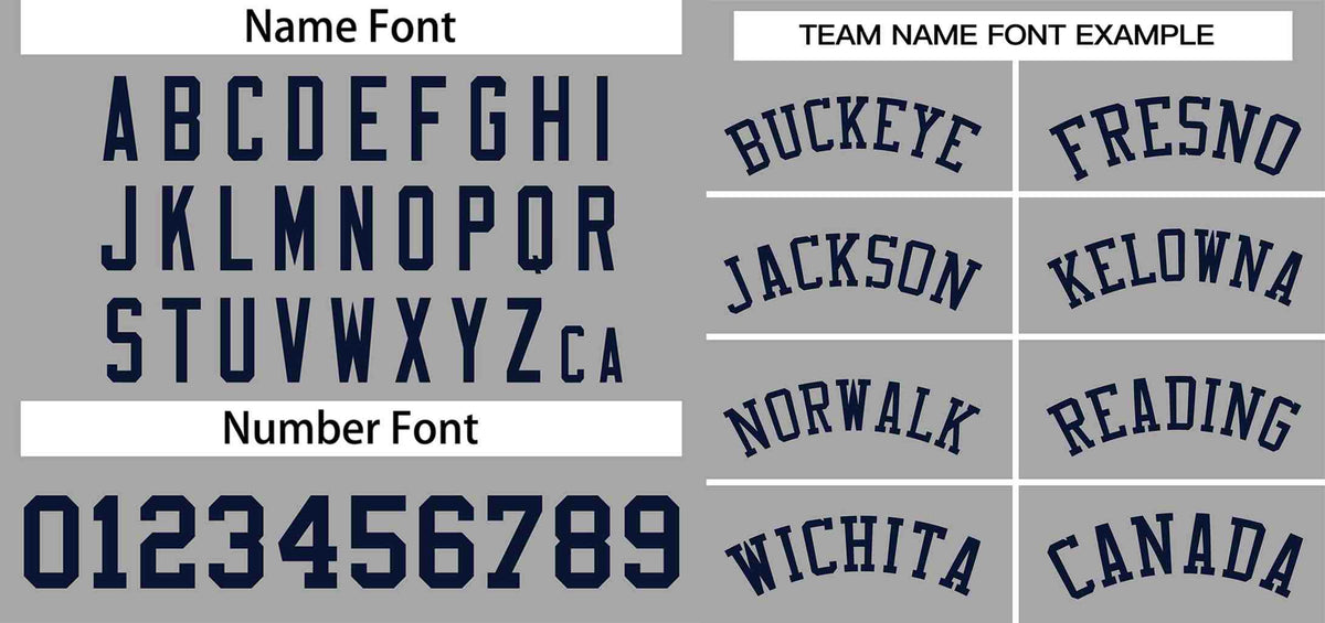 Custom Gray Navy Classic Style Authentic Two-Button Softball Jersey