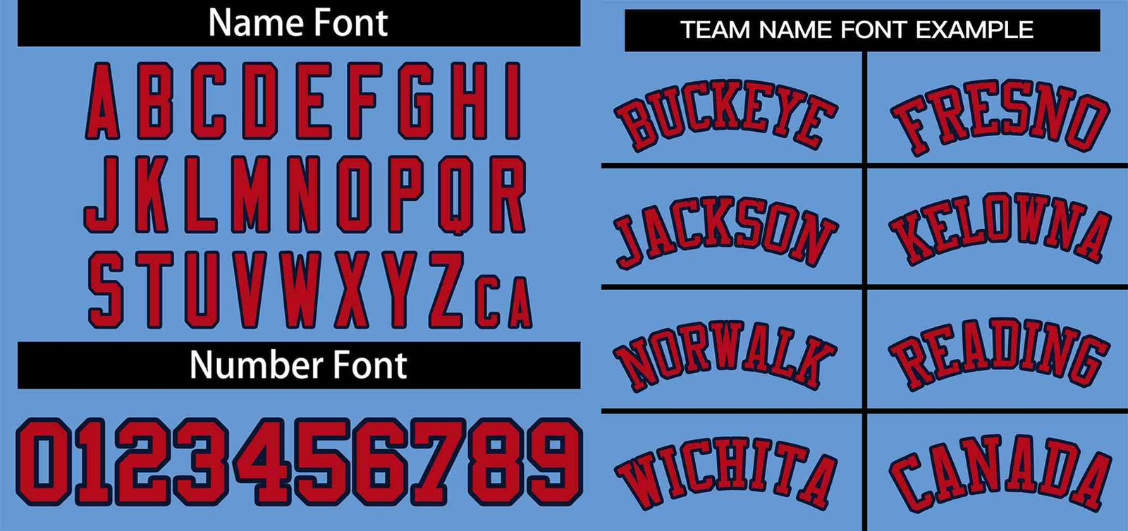 Custom Light Blue Red Classic Style Authentic Two-Button Softball Jersey